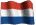 Nederlandse vlag wapperend